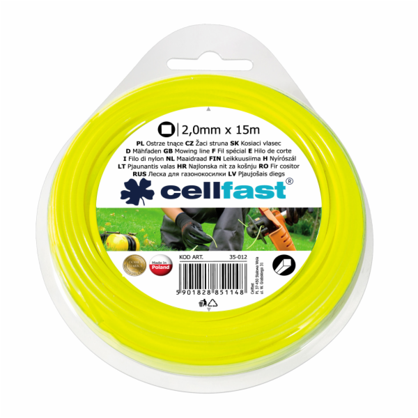 Cellfast Square řezací čára 2 mm x 15 m (35-012)