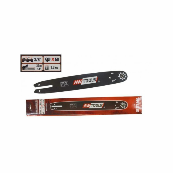 AWTools Vodicí lišta pily 35 cm 14 1,3 mm 3/8 pro STIHL (...