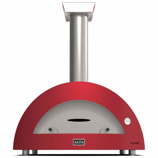 Alfa Forni Moderno 5 Pizze  Wood red