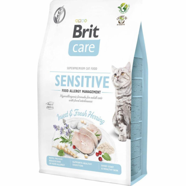 Brit Care Cat Grain-Free Insect. Food Allergy Management,...