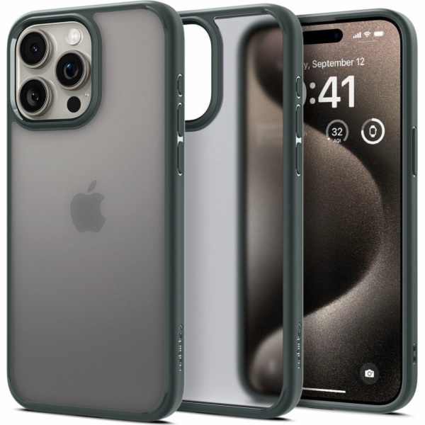 Spigen Ultra Hybrid, mrazově zelený - iPhone 15 Pro