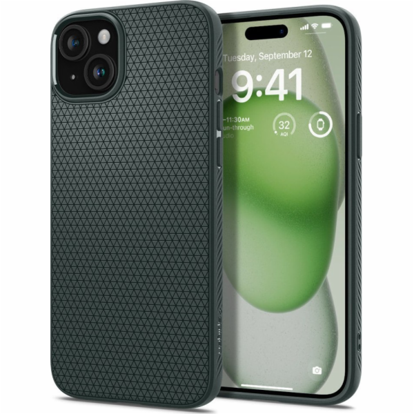 Spigen Liquid Air, propastně zelená - iPhone 15 Plus