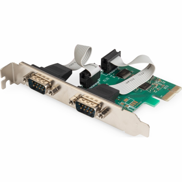Rozšiřující karta (Řadič) RS232 PCI Express, 2xDB9, Low P...