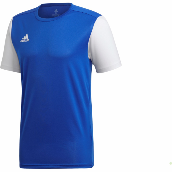 Adidas Estro 19 fotbalové tričko, modré, velikost S (DP3231)
