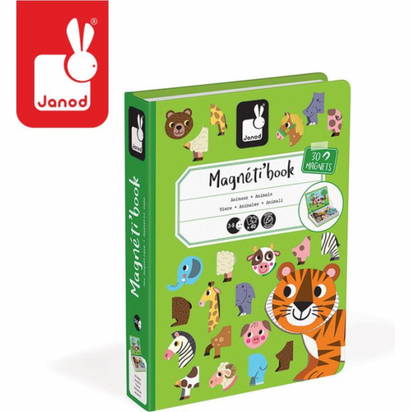 Magnetibook Janod Magnetické puzzle Zvířátka
