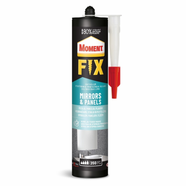 Lepidlo pro montáž zrcadel a panelů Moment FIX, 440 g
