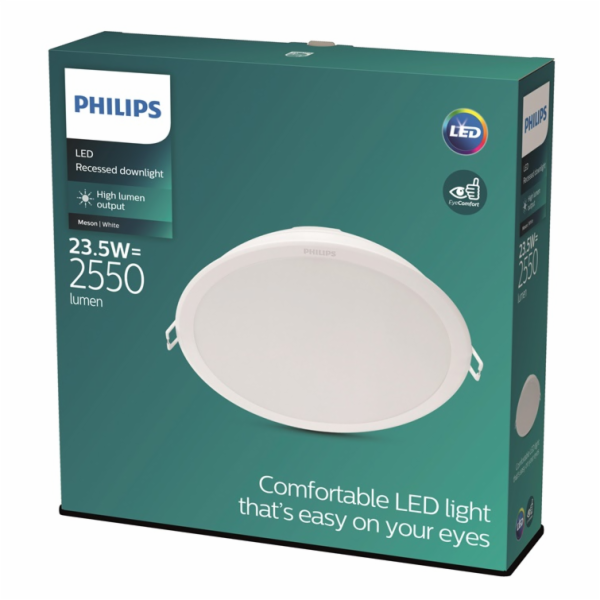 Vestavné svítidlo Philips MESON, 23,5W, 3000°K, LED