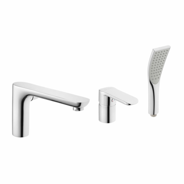 Koupelnová krajová baterie Invena Siros BW-90-S01-A, chrom