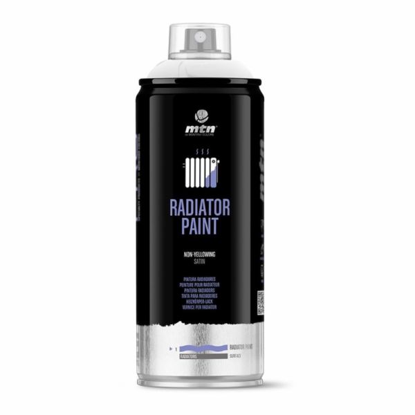 Aerosolová barva na chladič Montana Mtn Pro, bílá, 0,4l