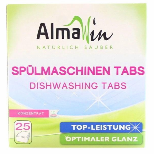 Tablety&nbsp;do&nbsp;myčky&nbsp;nádobí&nbsp;bio&nbsp;AlmaWin,&nbsp;25&nbsp;ks.