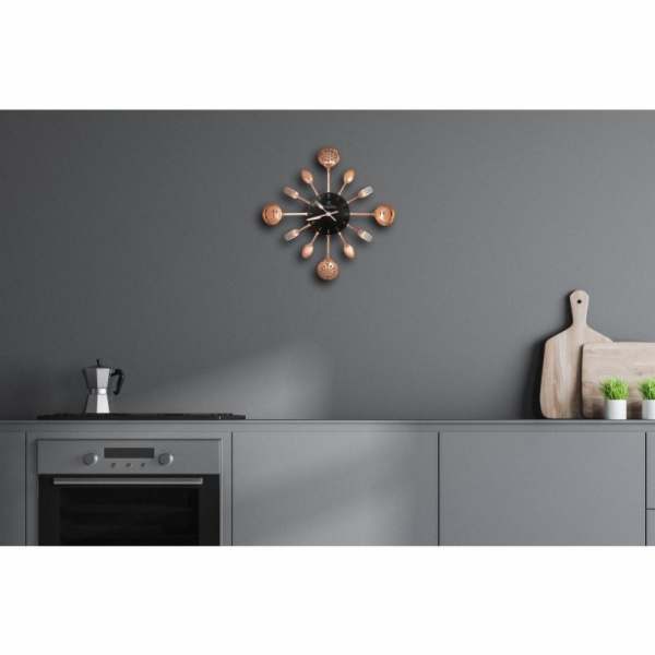 Kuchyňské nástěnné hodiny Black Rose Collection I BH-9480