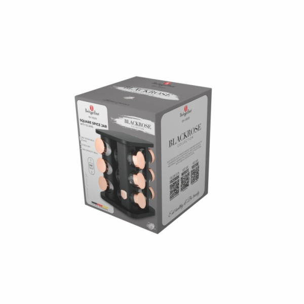 Kořenky v otočném stojanu 13 ks Black rose BH-8559