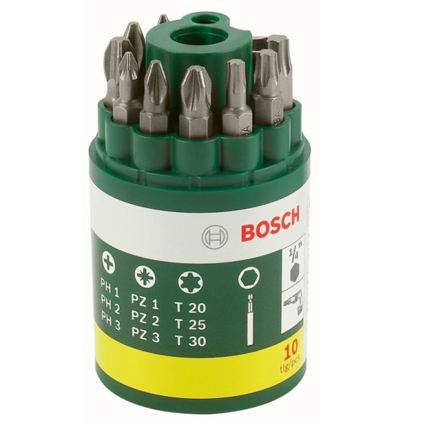 Sada šroubovacích bitů Bosch, 10 ks
