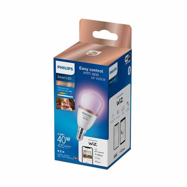 LEMP LED WIFI P45 E14 4,9W 470LM RGBTW