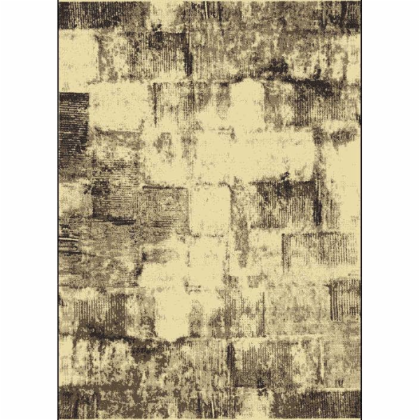 Koberec DOMOLETTI FERRERA, šedý, pískový, 160×235 cm