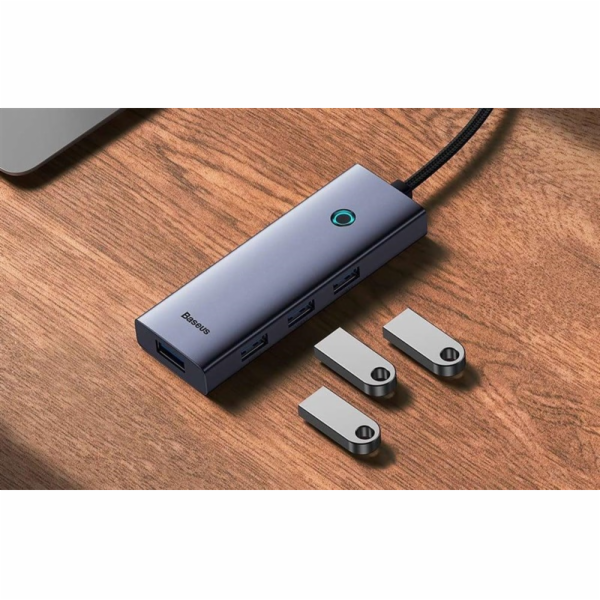Adaptér Baseus HDMI + 4xUSB3.0 + USB-C PD/USB-C 100W