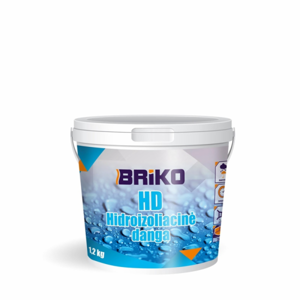 Hydroizolační nátěr Briko HD, 1,2 kg