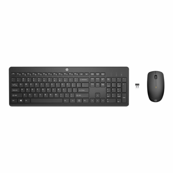 Sada klávesnice a myši HP HP 230 WL EN, černá