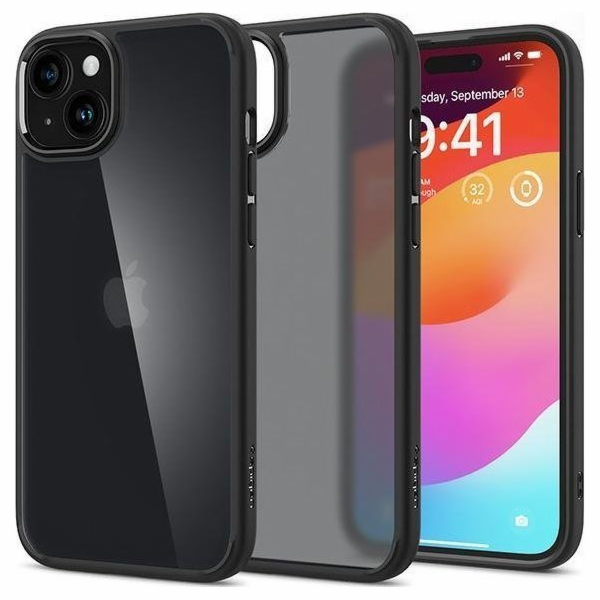 Spigen Ultra Hybrid iPhone 15 6,1" mrazově černý ACS06797