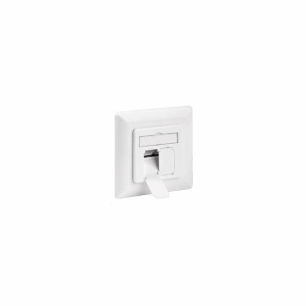 CAT 6a Class EA síťová zásuvka pod omítku 2x RJ45