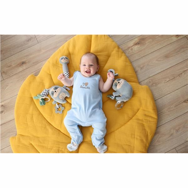Kojenecké bavlněné dupačky New Baby Biscuits modrá Vel.80...