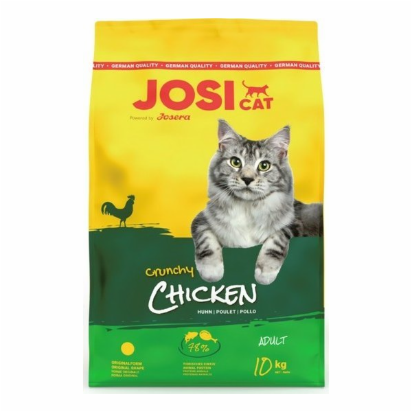 Suché krmivo pro kočky Josera JosiCat Crunchy Chicken, 10 kg