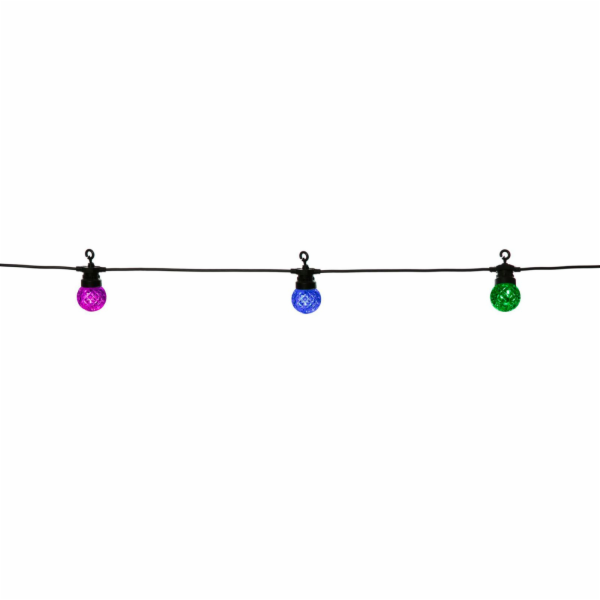 LBM 12m Smart Outdoor Light Chain - 25 x Globe Facets