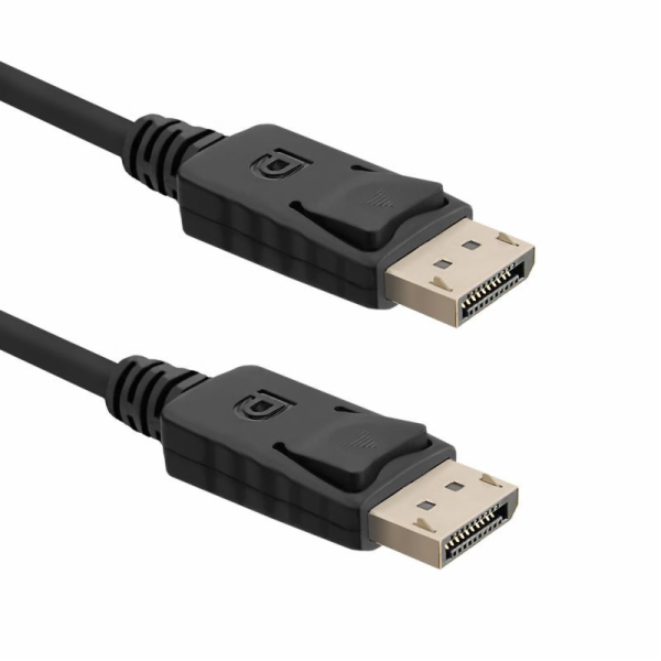 Qoltec DisplayPort v1.1 Male | DisplayPort v1.1 Male | 4K...