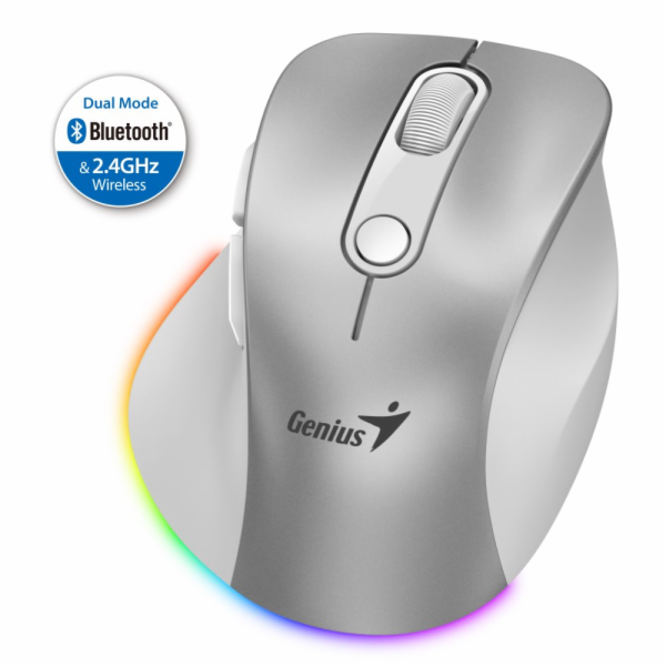 Genius Ergo 9000S Pro Myš, bezdrátová, optická, 2400DPI, ...