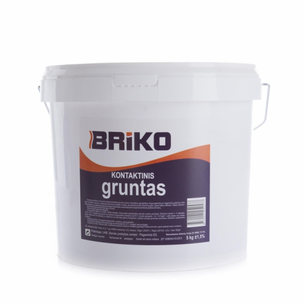 Kontaktní základní nátěr Briko, 5 kg