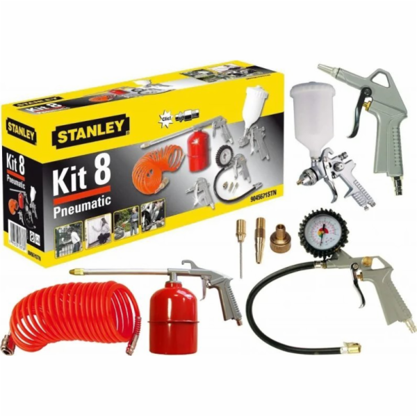 STANLEY PNEUMATIC TOOL SET 8 pcs.
