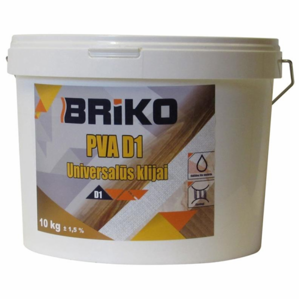Univerzální lepidlo na dřevo PVA Briko, 10 kg