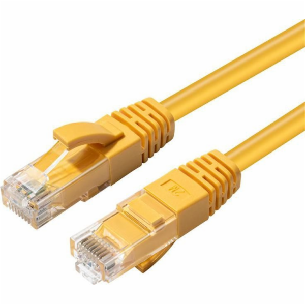 MicroConnect CAT6A UTP 1,5m žlutá LSZH