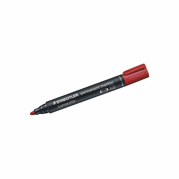 Staedtler Popisovače STAEDTLER Lumocolor trvalá červená 1...