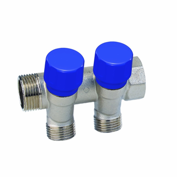 Kolektor studený voda 3/4"x1/2", 2 kroužky