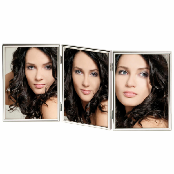 Walther Chloe silver 3x13x18 Portrait Triple Frame     WD...