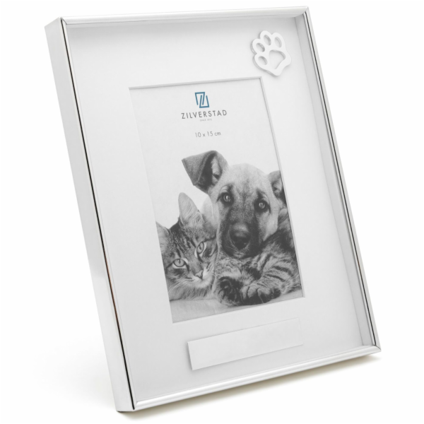 Zilverstad Haustier mit Pfote 10x15 Metall Portrait    75...