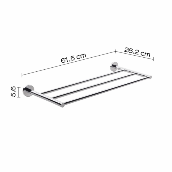 Trojitý věšák Gedy Felce FE44 13, 62 cm