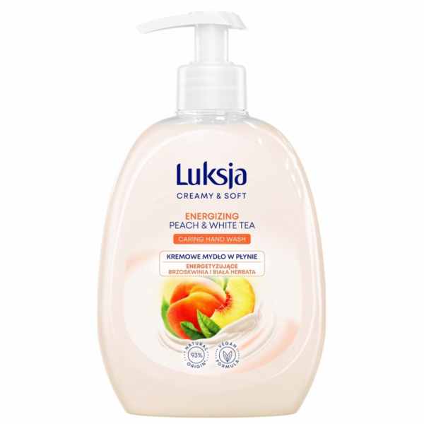 Tekuté mýdlo LUKSJA BRSKVA A BÍLÝ ČAJ, 0,5l