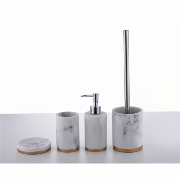 Dávkovač tekutého mýdla Domoletti Marble BA-R27-1, bílý