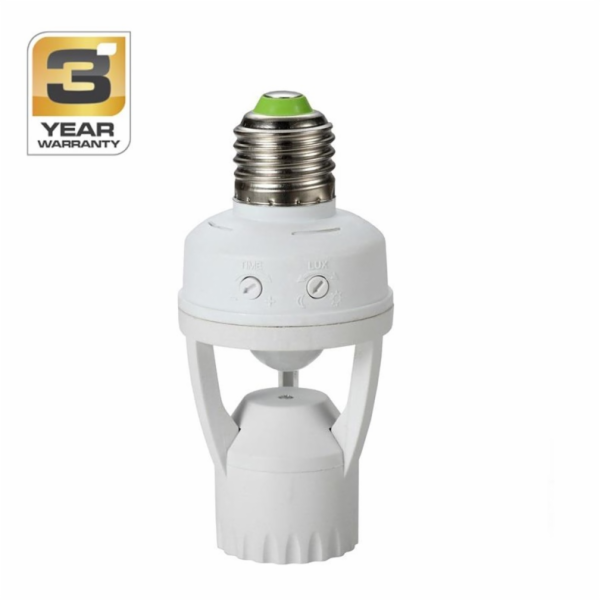 Světelná objímka s pohybovým senzorem ST451B, 60W, E27