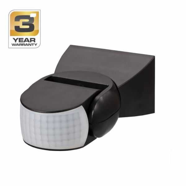Detektor pohybu ST15, 180°, 1200W, IP44 černý