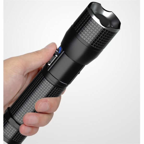 Nabíjecí LED reflektor STANDART, SD-3828, 15W, 1000lm, USB