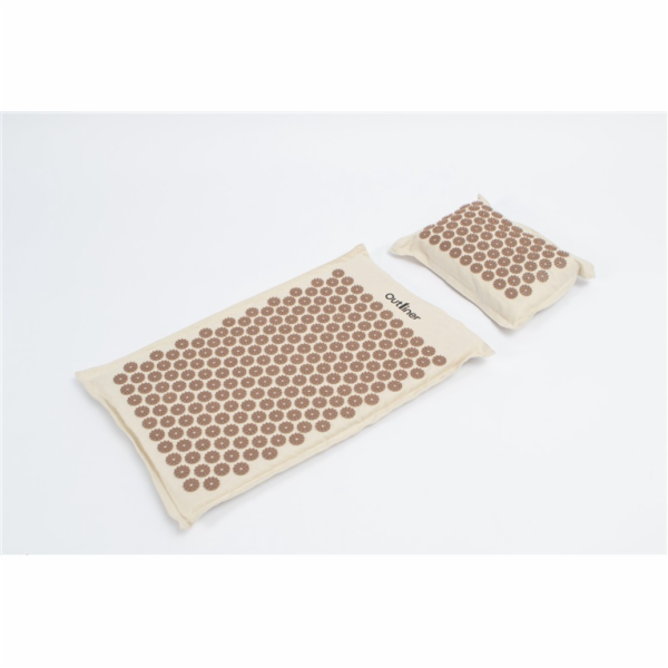 Akupresurní podložka Outliner LS5413-2 hnědá, 72x44x2cm