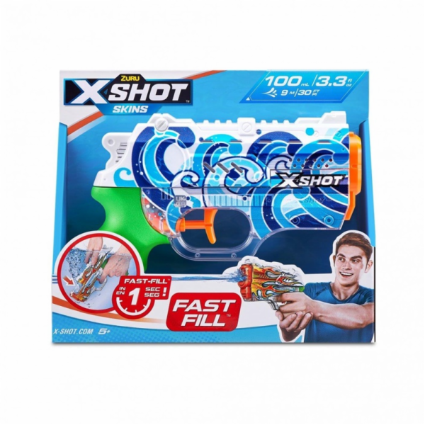 Dětská vodní pistole XSHOT NANO FAST-FILL SKINS 11853