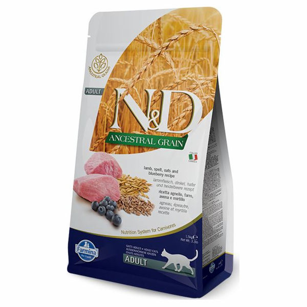 FARMINA N&D Ancestral Grain Lamb & Blueberry Adult – such...