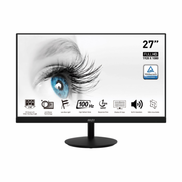 MSI PRO MP271A - LCD Monitor 68.6 cm (27 ) - 1920 x 1080