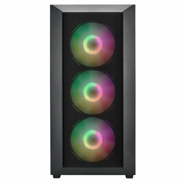 FSP CMT218/Midi Tower/Transpar./Černá