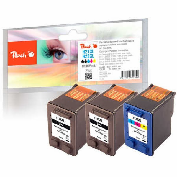 PEACH kompatibilní cartridge No 21 / No 22 MultiPack Plus...