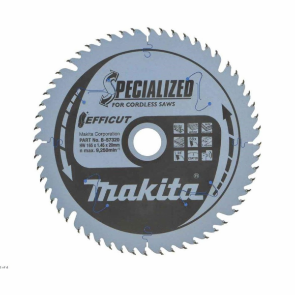 Kotouč na dřevo Makita B-57320, 165 x 20 x 1,45 mm